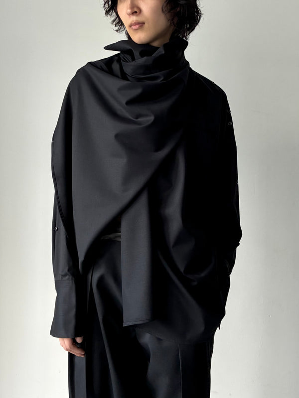 【34PDC-S1-4143】 SAKI TOP BLACK