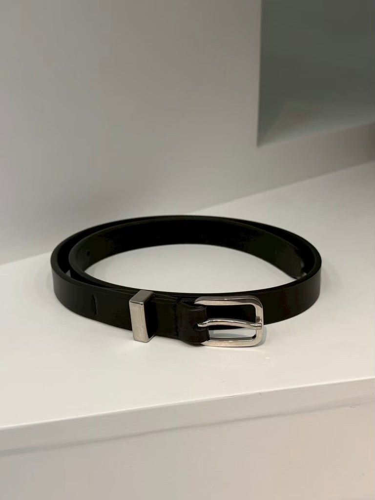 【J67TP0005】RECTANGLE BELT 2 CM BLACK
