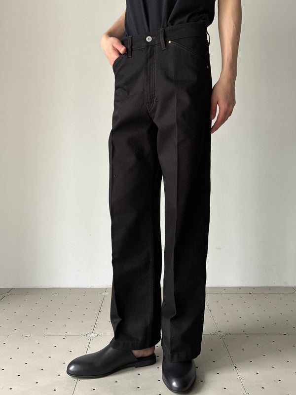 【PA1306 LD1071】WIDE PANTS BLACK
