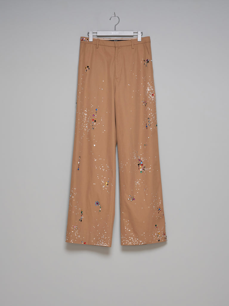 【問い合わせ商品】GALAXY STRAIGHT TROUSERS BEIGE