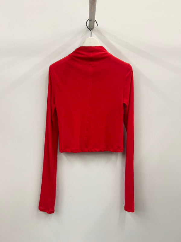 CROPPED CARDIAN RED