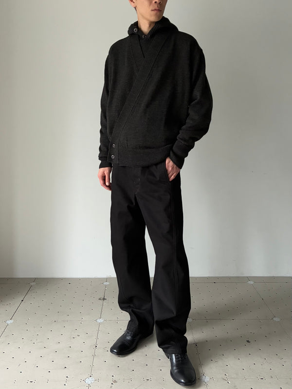 WRAP CARDIGAN BLACK