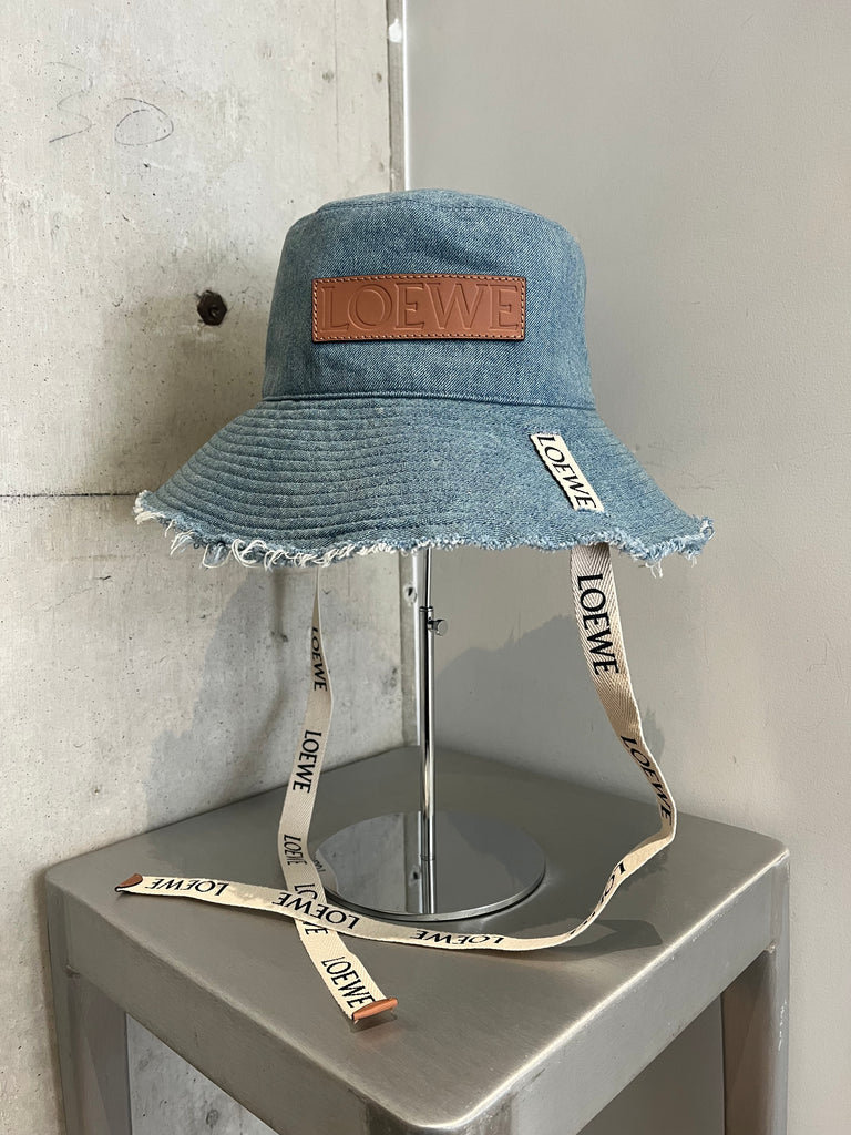 FISHERMAN FRAYED HAT INDIGO