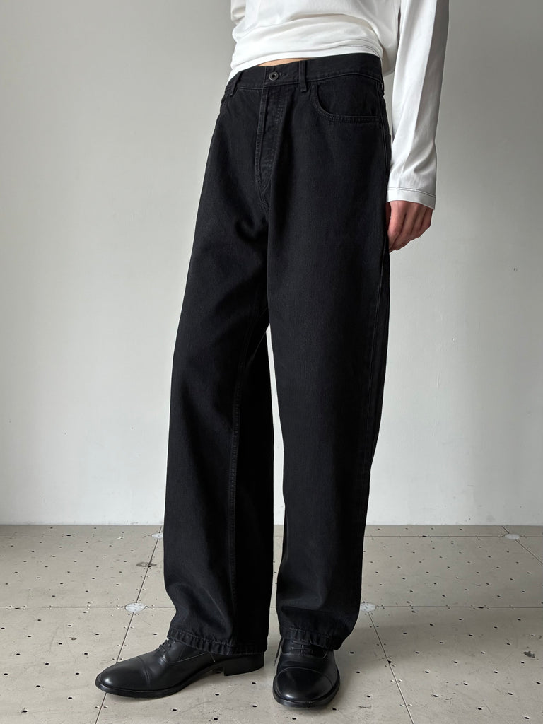 TAILORED SELVEDGE JEANS IN JAPANESE DENIM BLACK