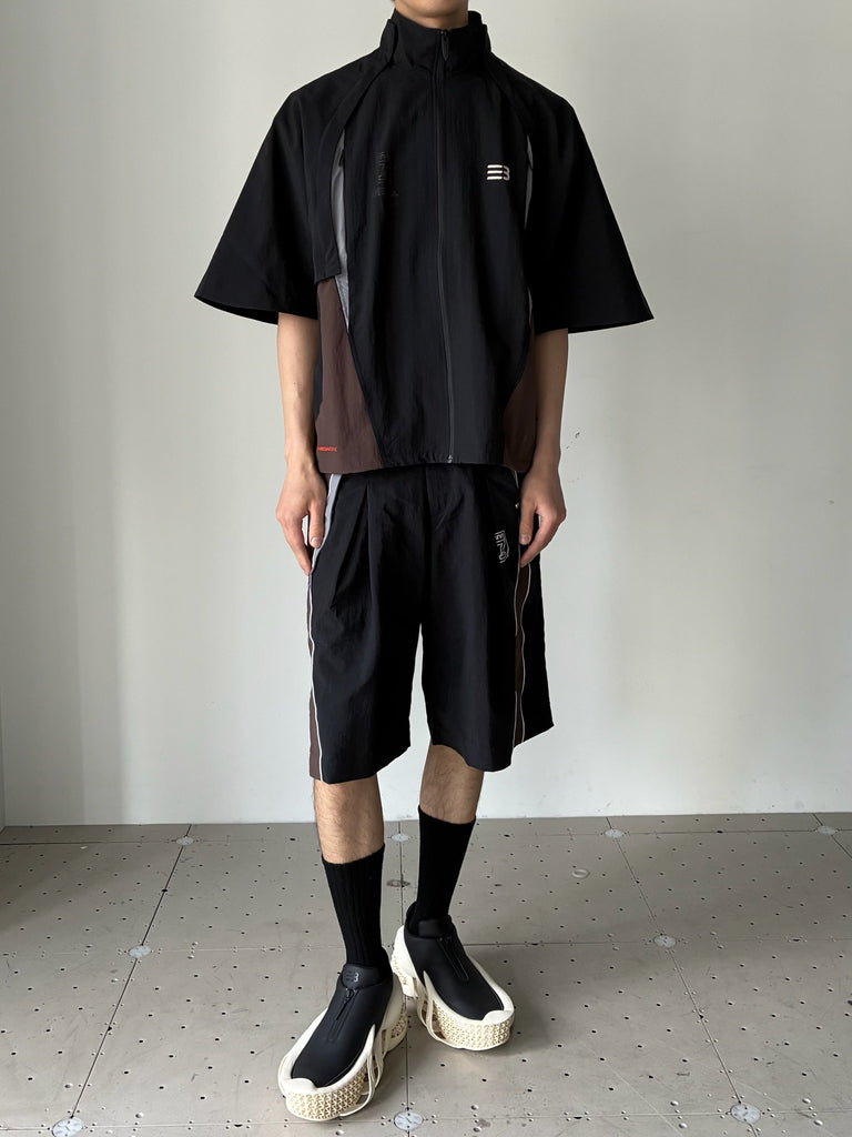 MECHALLE TRACK SHORTS  BLACK