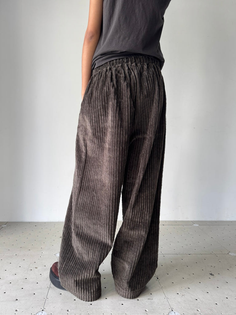 NO.287 CORDUROY FLAP POCKET TROUSERS BROWN