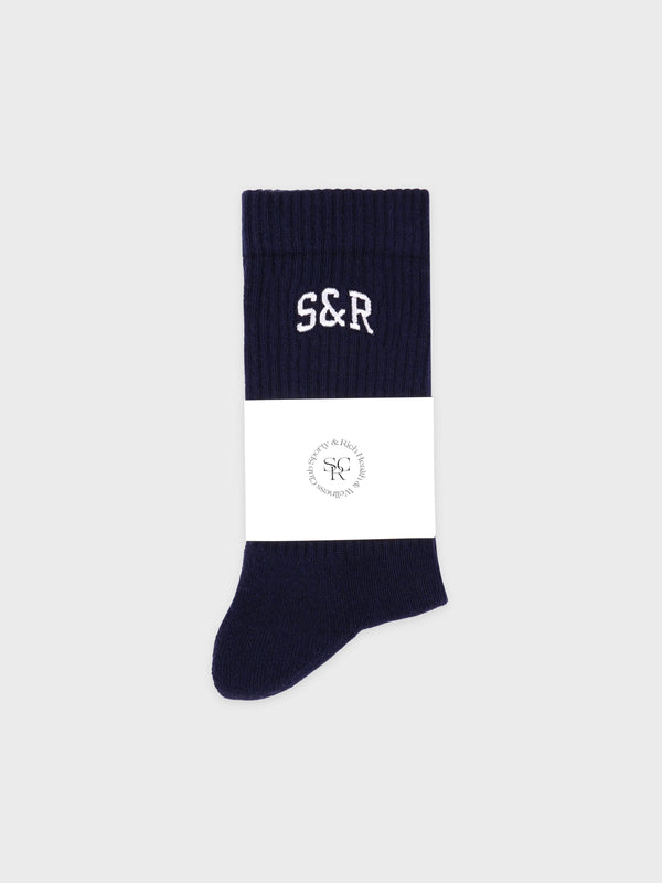 S&R Ivy Socks NAVY