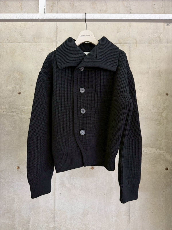 【262-021221-4707】04230-MARINO 4707 M.K.CARDIGAN BLACK