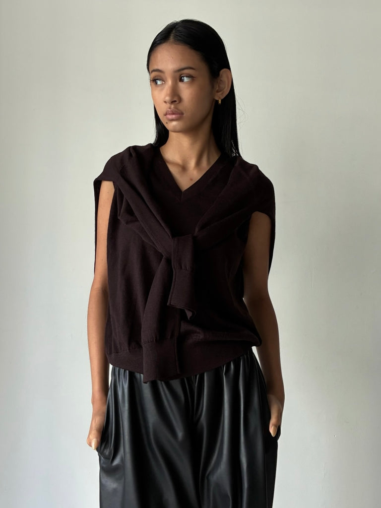 【035-026-KT024】High gauge gimmick Knit BORDEAUX