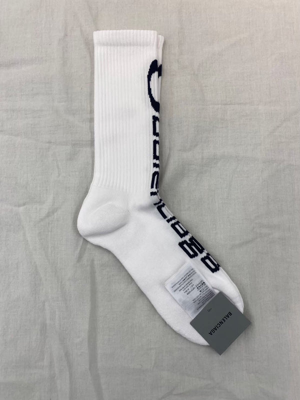 TRACKSUIT LOOP SOCKS WHITE
