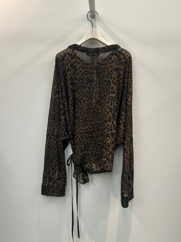 MINIMAL BLOUSE BROWN