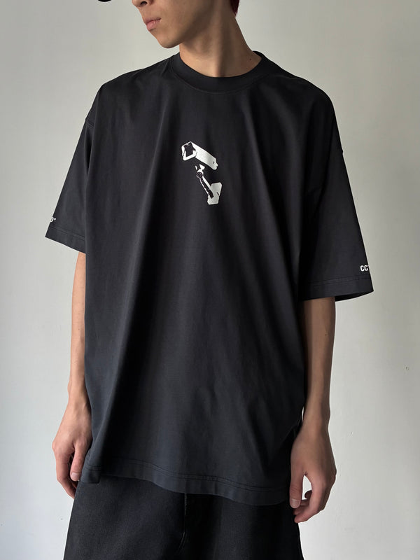 CCTV OVERSIZED T-SHIRT BLACK
