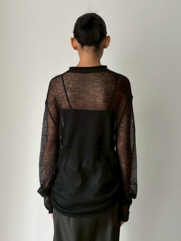 LANKY BLOUSE BLACK