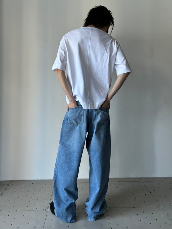 TOTTI T-SHIRT IN SUVIN COTTON WHITE