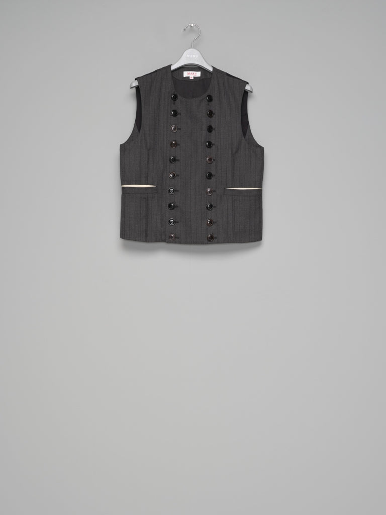 【M26H9VT001】FARMERS VEST BLACK