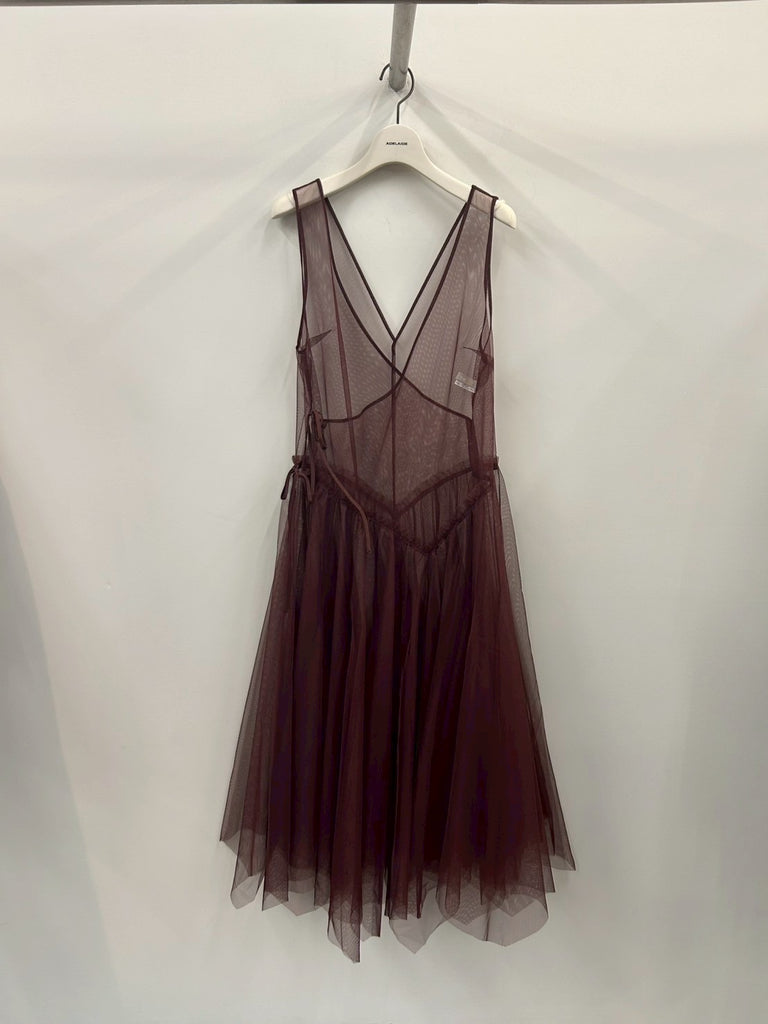 FETICO×YUE DRESS BURGUNDY