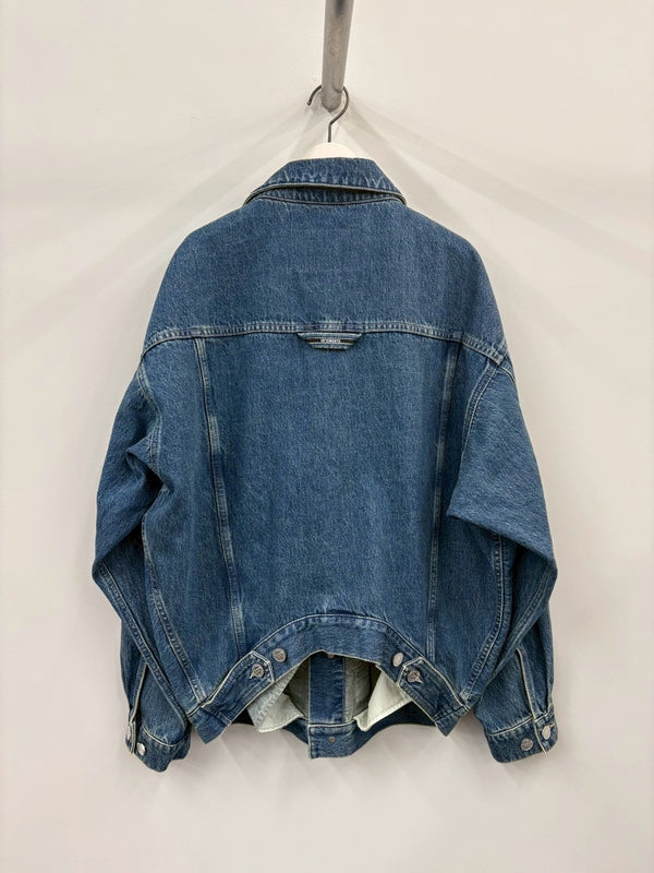 UPSIDE-DOWN DENIM JACKET BLUE