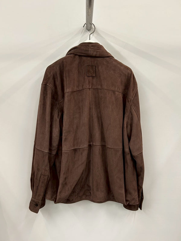 DRAPED SHIRT BROWN