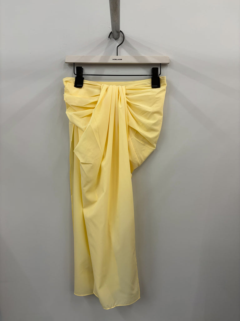 【25ESKW00084BW00565】LA JUPE PAREO YELLOW