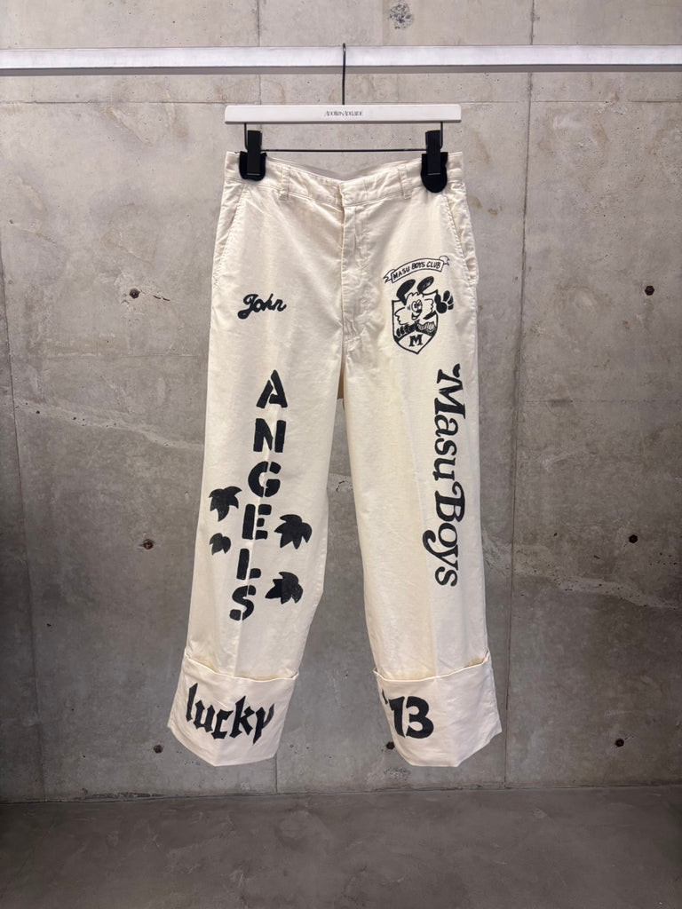 MASU X VERDY M.B.C. MEMORIAL PANTS WHITE