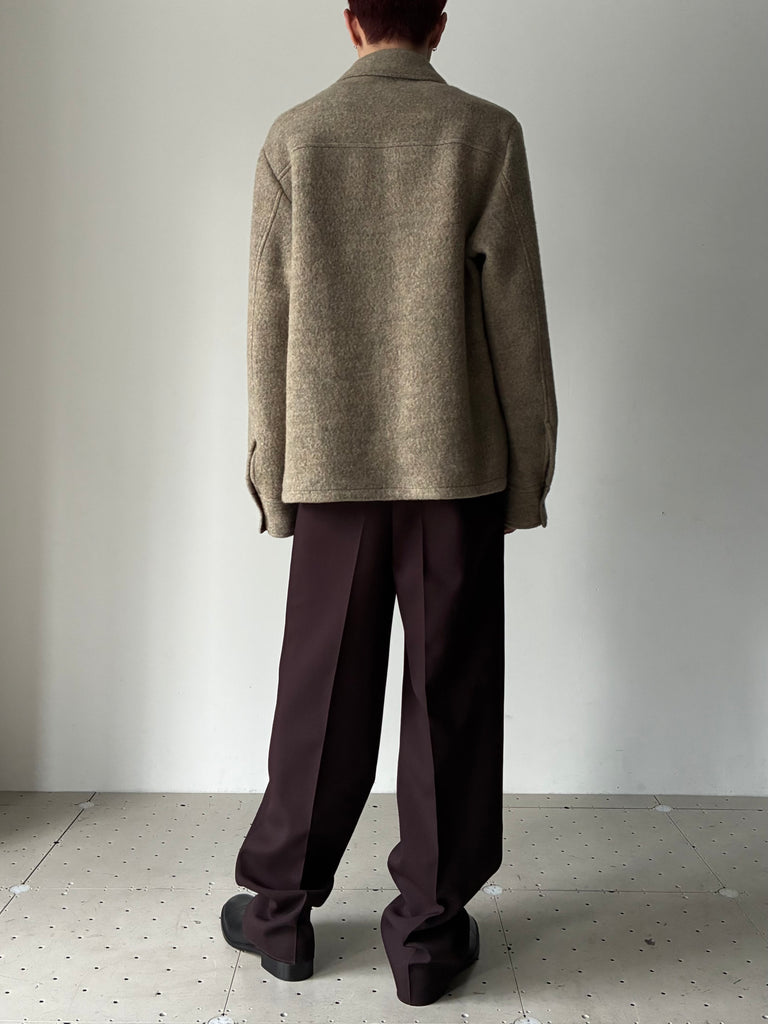 JIL SANDER (ジルサンダー) | TROUSER 196 AW 25 BROWN – ADDITION