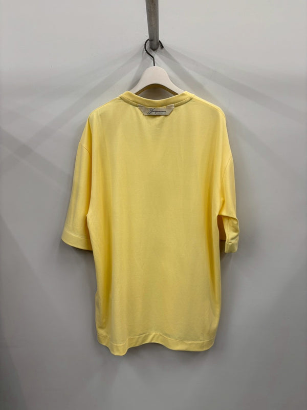 LE TSHIRT ROND CARRE MC YELLOW