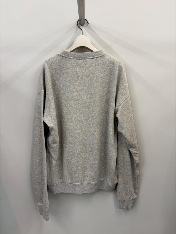 【S50GU0253M25039】DOUBLE LAYERED SWEATSHIRT GREY