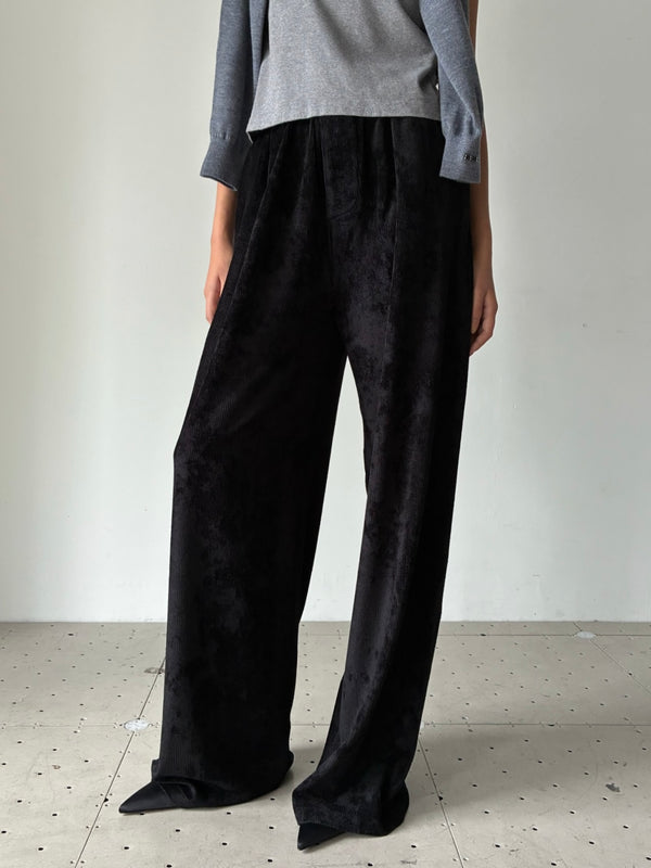 PAJAMA PANTS BLACK