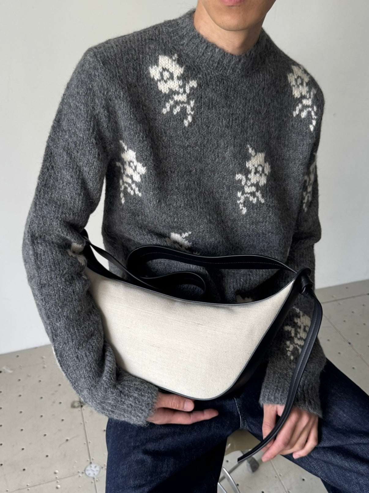 JIL SANDER (ジルサンダー) | CN LSBJUMPER GREY – ADDITION