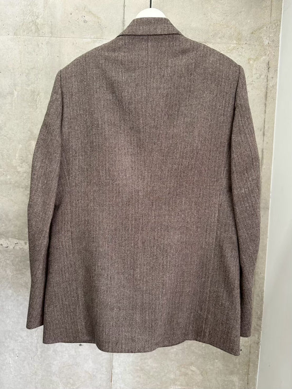 CRATER TAILORED JACKET BROWN