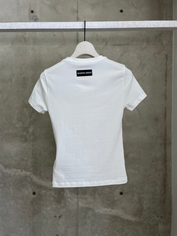 【WTT012ACJER0115】PEARL LOGO SS BABY FIT T-SHIRT WHITE