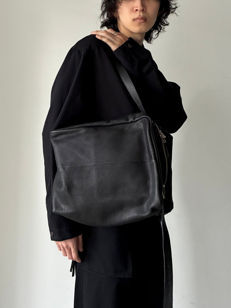 【013-B-3232-BK】Enso 3-Way Leather  Bag BLACK