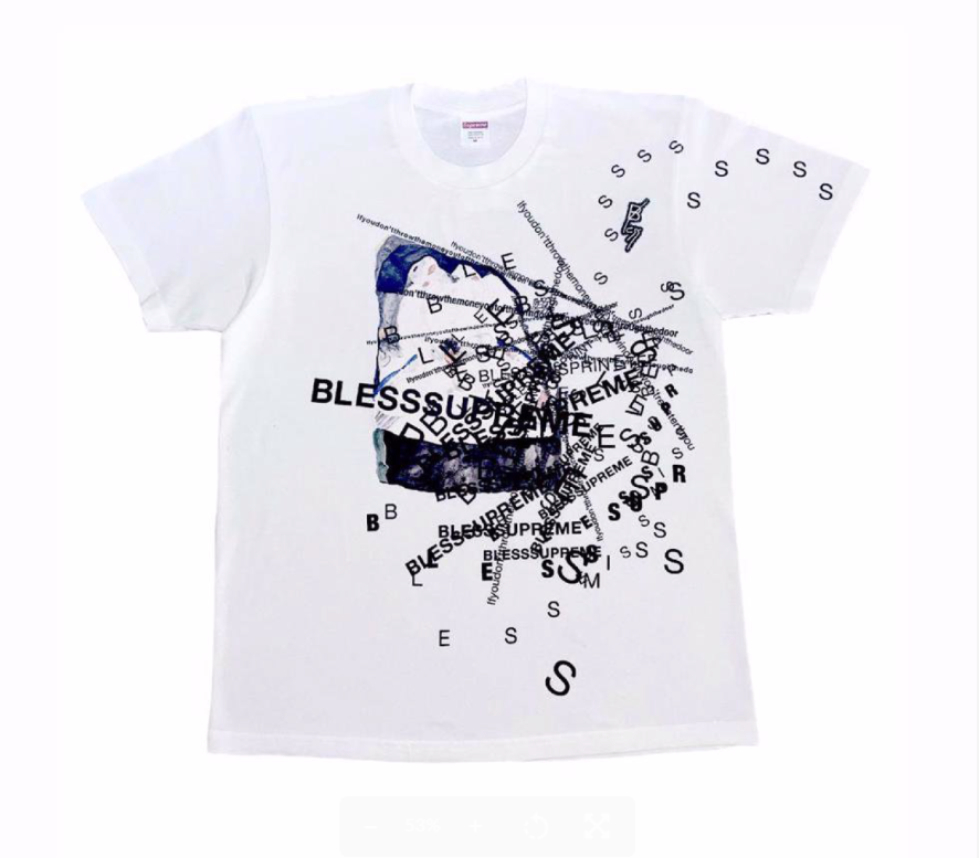 ★問い合わせ商品★ SUPREME & BLESS BE LESS T-SHIRT WHITE