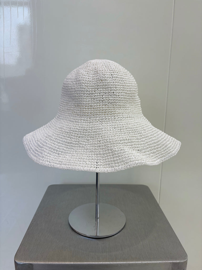 【253-WSH0027-FB0489-047】Paper Sun Hat WHITE