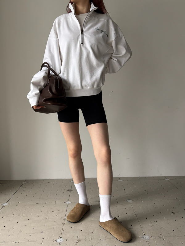SYRACUSE QUARTER ZIP WHITE