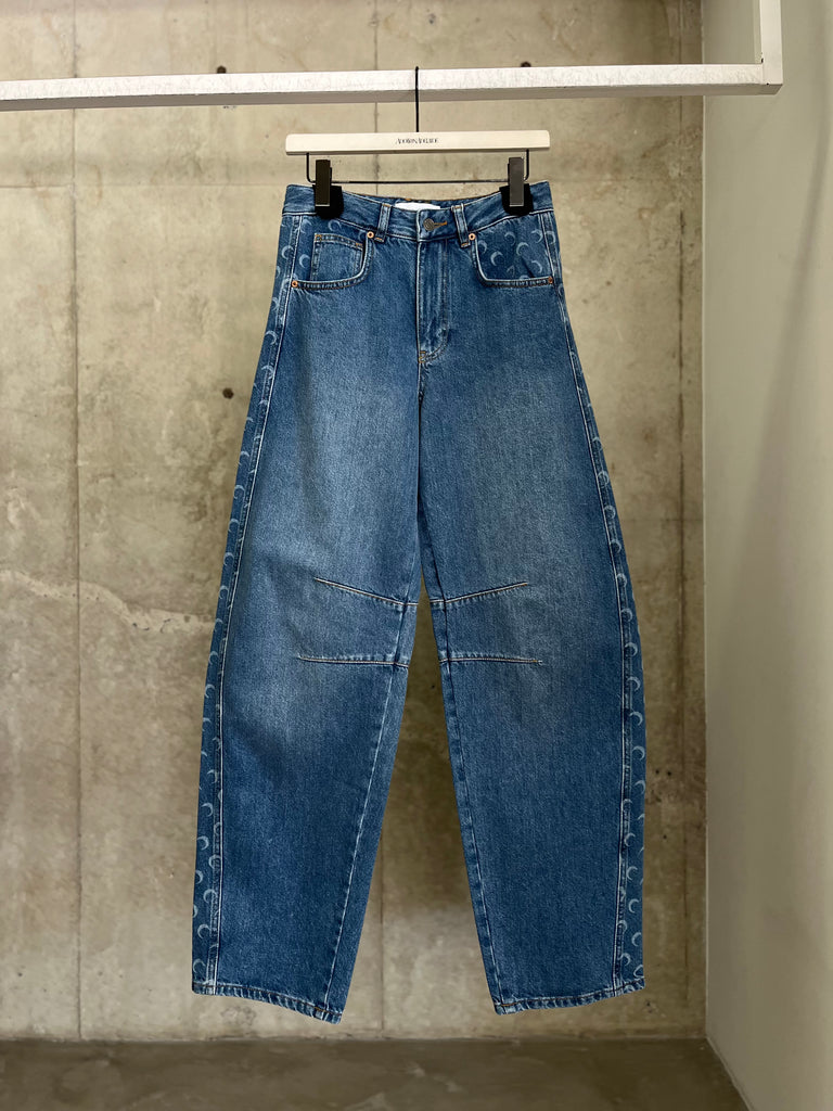 【WPA174ACDEN0002】LIGHT BLUE DENIM BAGGY JEANS LIGHT BLUE