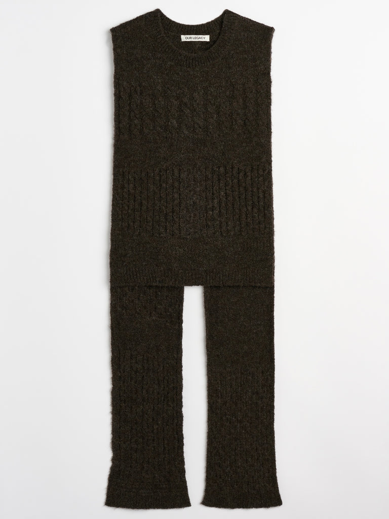 【A4263WP】WRAP SCARF BROWN