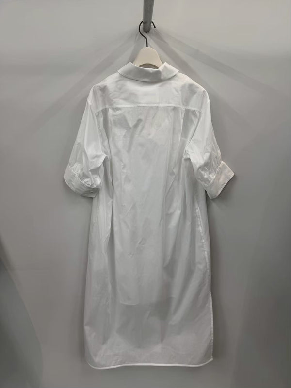 【J02CT0593J45326】DRESS 257 WHITE