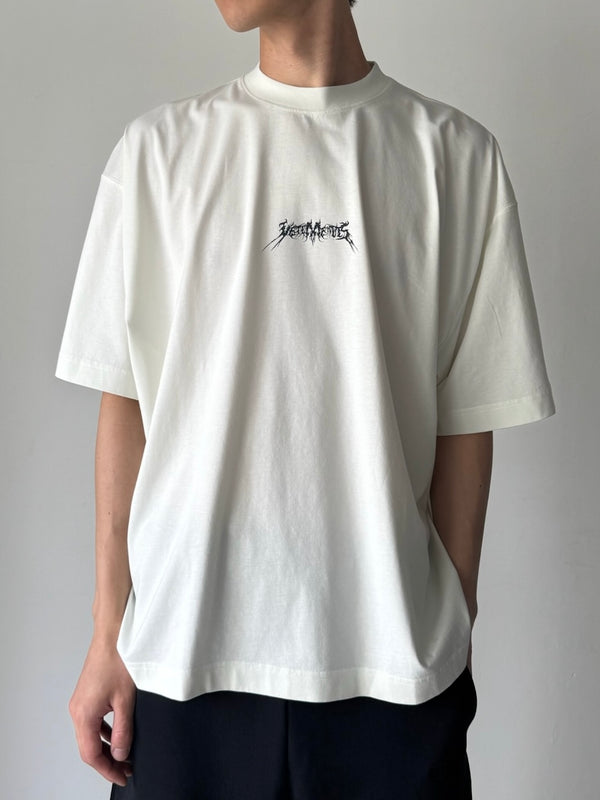 METAL LOGO REGULAR T-SHIRT WHITE