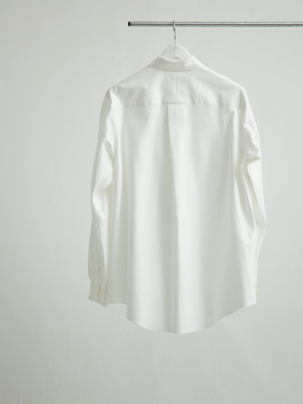 【S26AW03SH-C】BIAS CUT OXFORD DRESS SHIRT WHITE