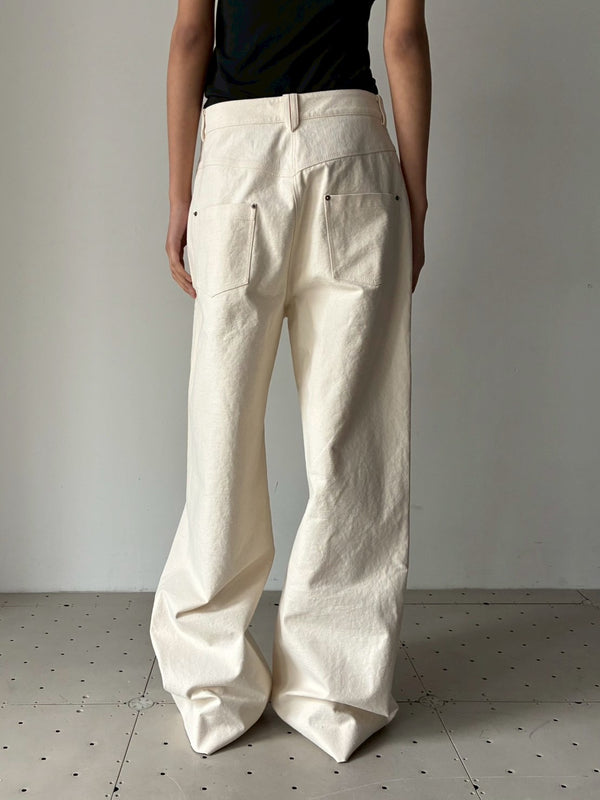 ROWAN TROUSERS WHITE