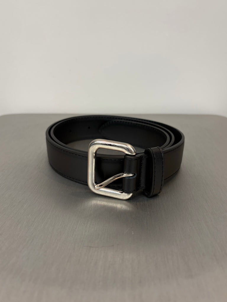 【035-026-A006】Classic Leather Belt BLACK