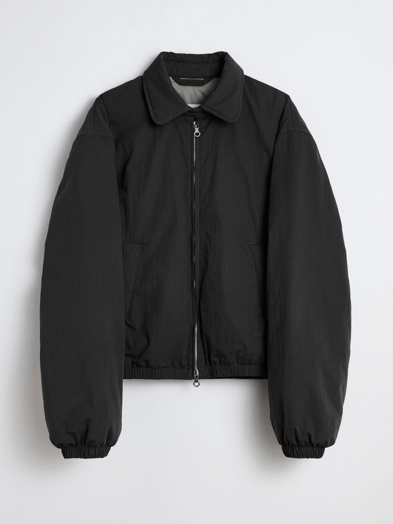 【W2261CB】CROPPED AVENUE PUFFA BLACK