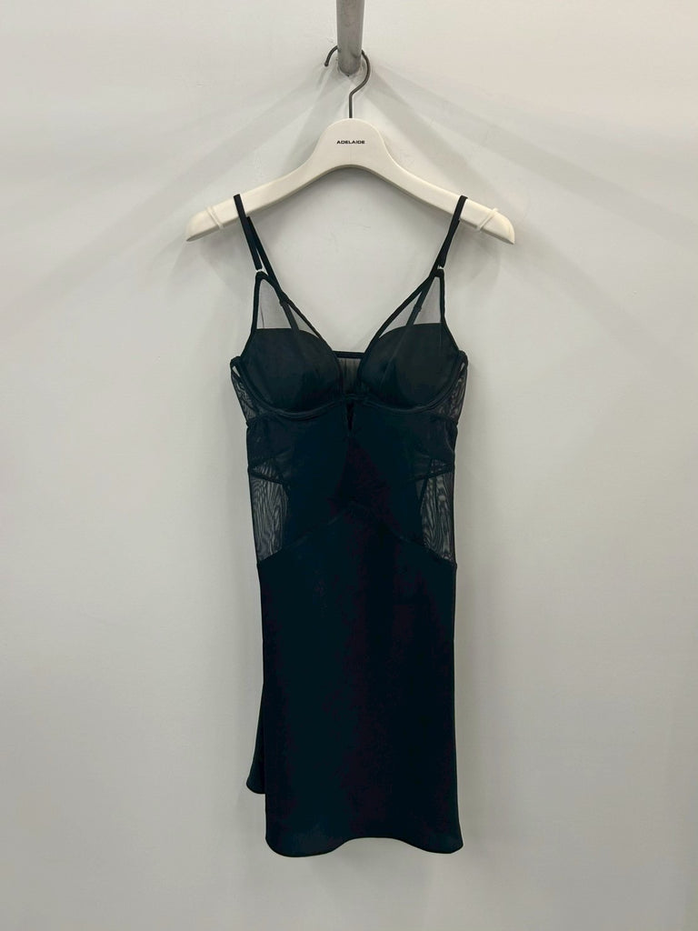 FETICO×YUE BRACAMISOLE BLACK