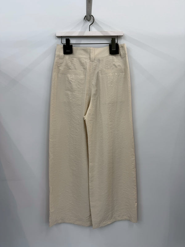 【PA1291 LF1308】STRAIGHT TAILORED PANTS OFF WHITE