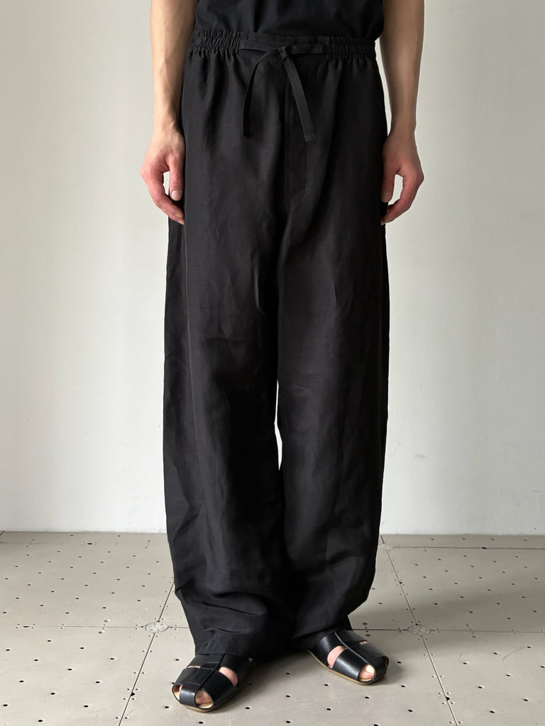 【PA1310 LF1022】PYJAMA PANTS BLACK