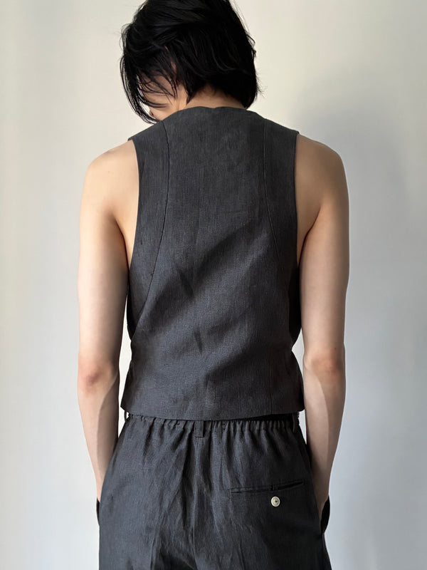 LE GILET PAYSAN GREY