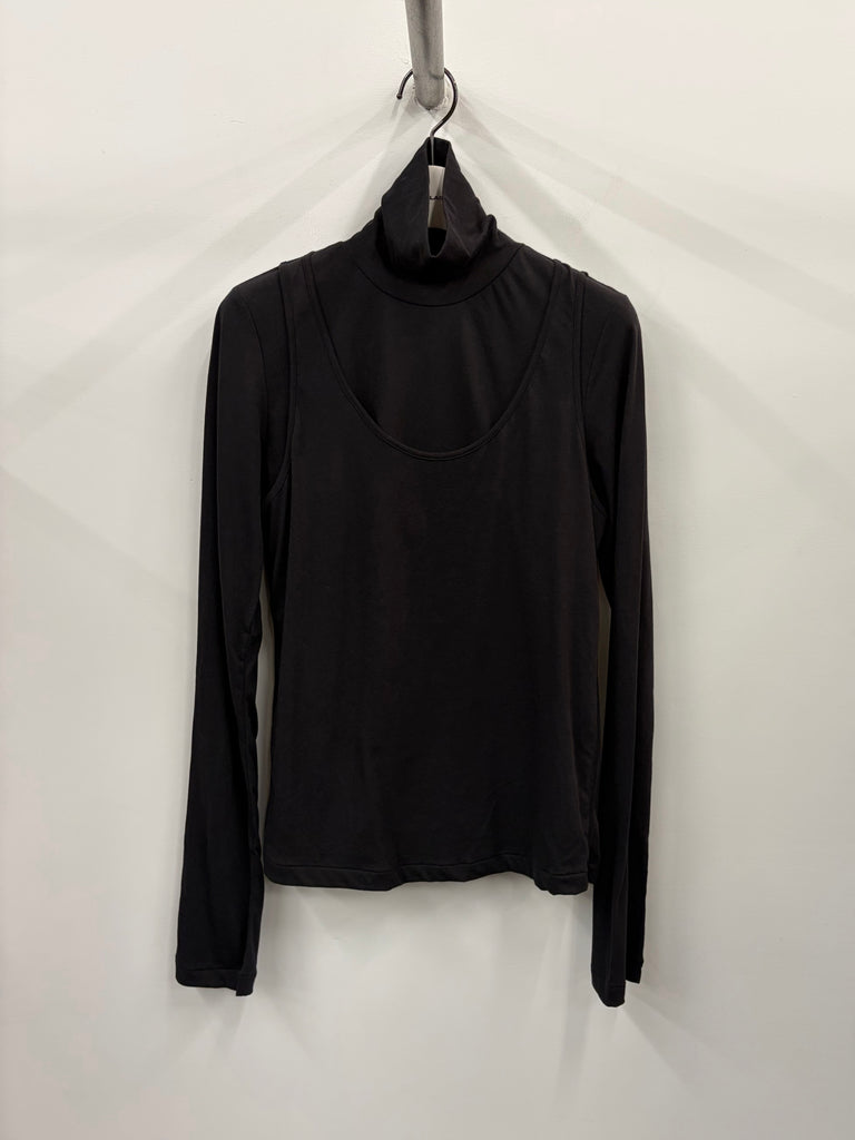 【035-026-CT021】 Cotton Cashmere Tops BLACK