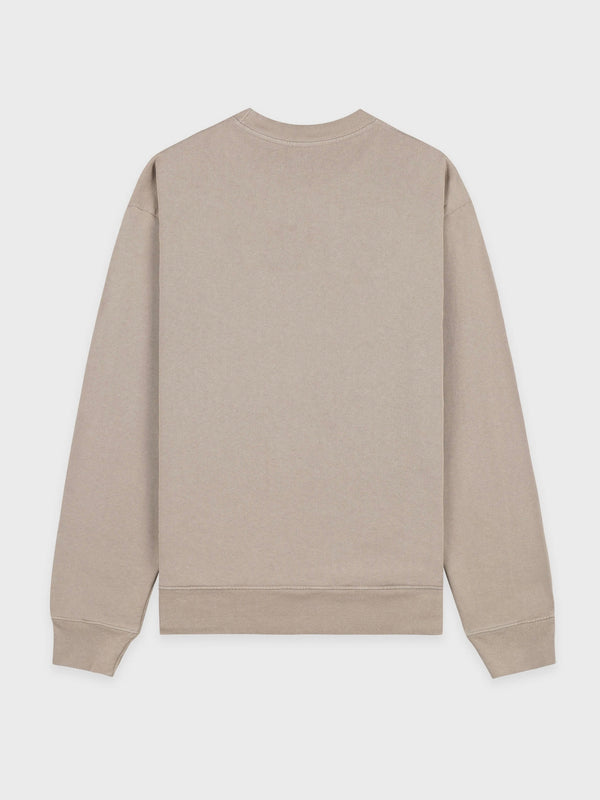 USA WELLNESS CLUB CREWNECK BROWN
