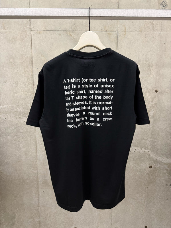 【MH27TR221B】DEFINITION OVERSIZED T-SHIRT BLACK